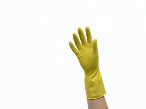 Haushaltshandschuh Latex Gelb