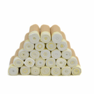 HDPE-Müllbeutel m. Zugband 30l, weiß