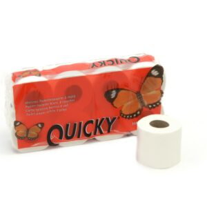Toilettenpapier 2-lagig  Hochweiß