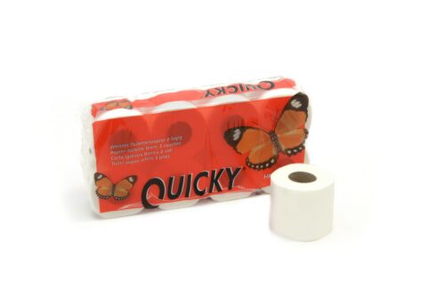 Toilettenpapier 2-lagig  Hochweiß