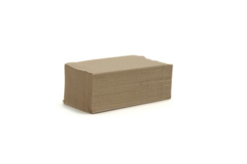 Papierhandtücher 1-lagig, ZZ/V-Falz, Natur